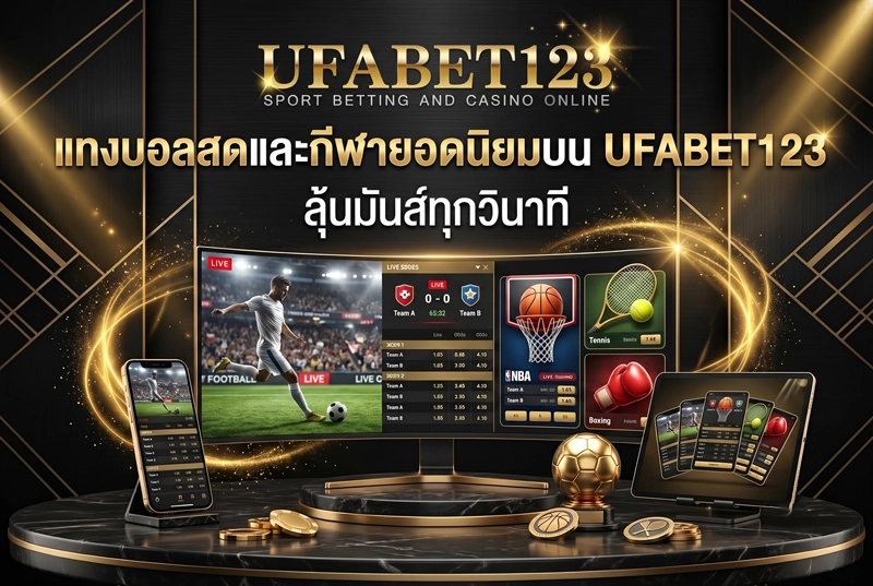 แทงบอลสดและกีฬายอดนิยมบน-UFABET123